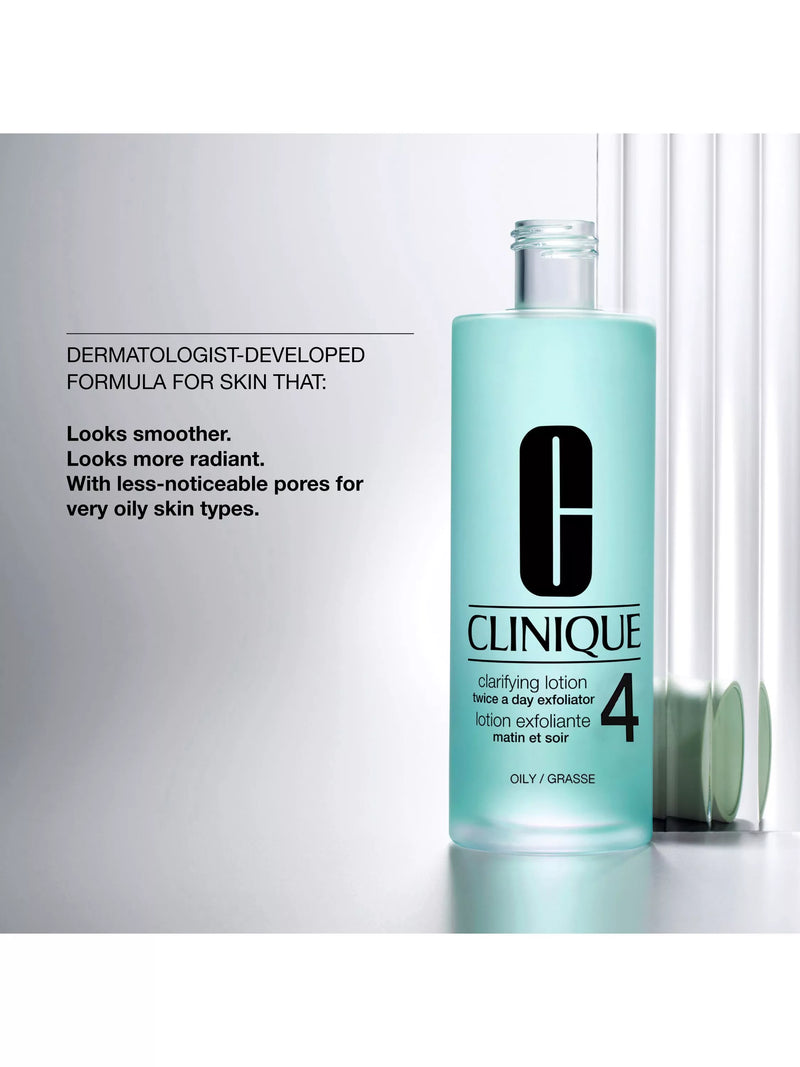 Clinique Clarifying Lotion 4 refill 400ml, imported from the UK