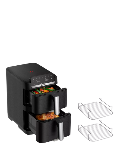 John Lewis Tefal Ingenio EY7568 Detachable Handle 10L Stacked Air Fryer- Buy online at McGrocer