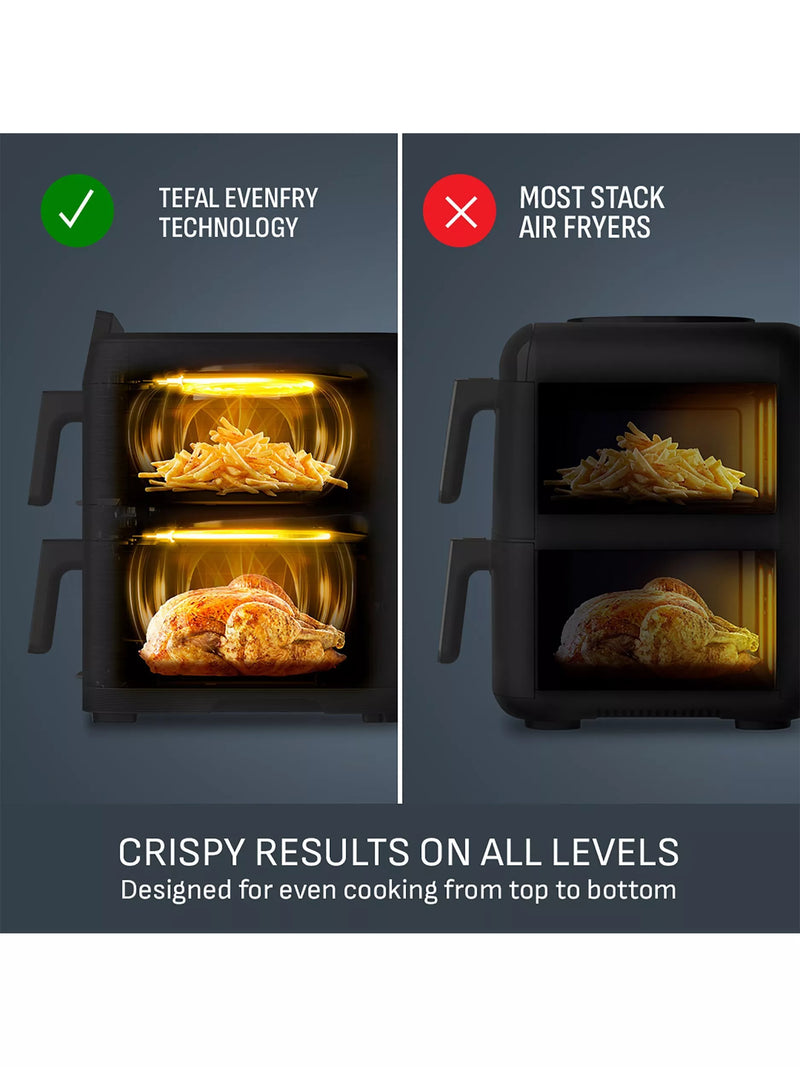 Tefal Ingenio Easy Fry Crispy Stack air fryer 10L - British product