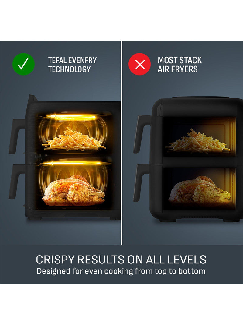 Tefal Ingenio Easy Fry Crispy Stack air fryer 10L - British product