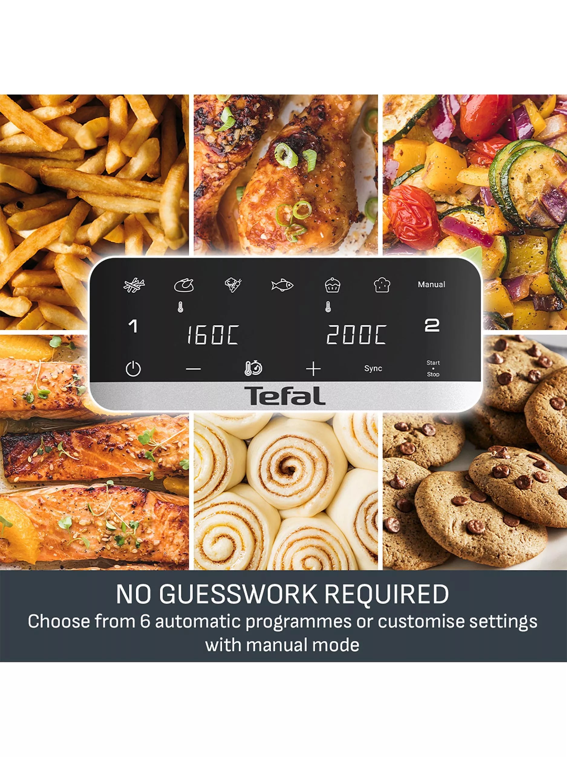 Tefal Ingenio Easy Fry Crispy Stack air fryer 10L - British product