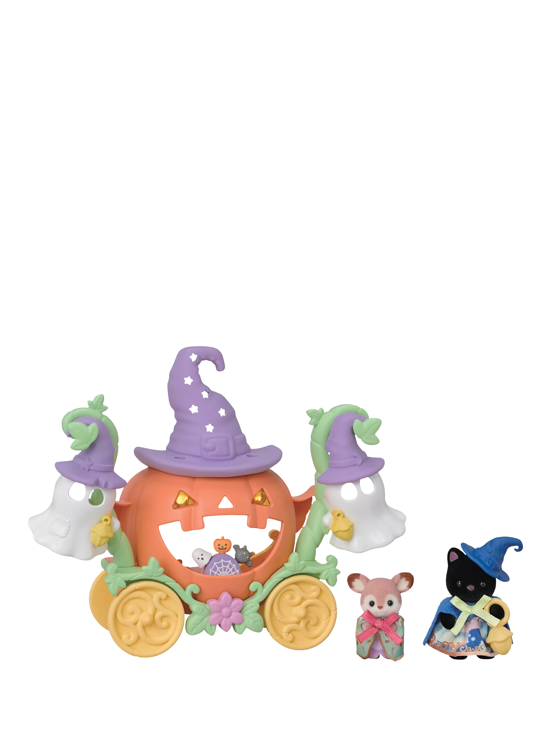 Sylvanian Families Halloween pumpkin carriage playset - British product