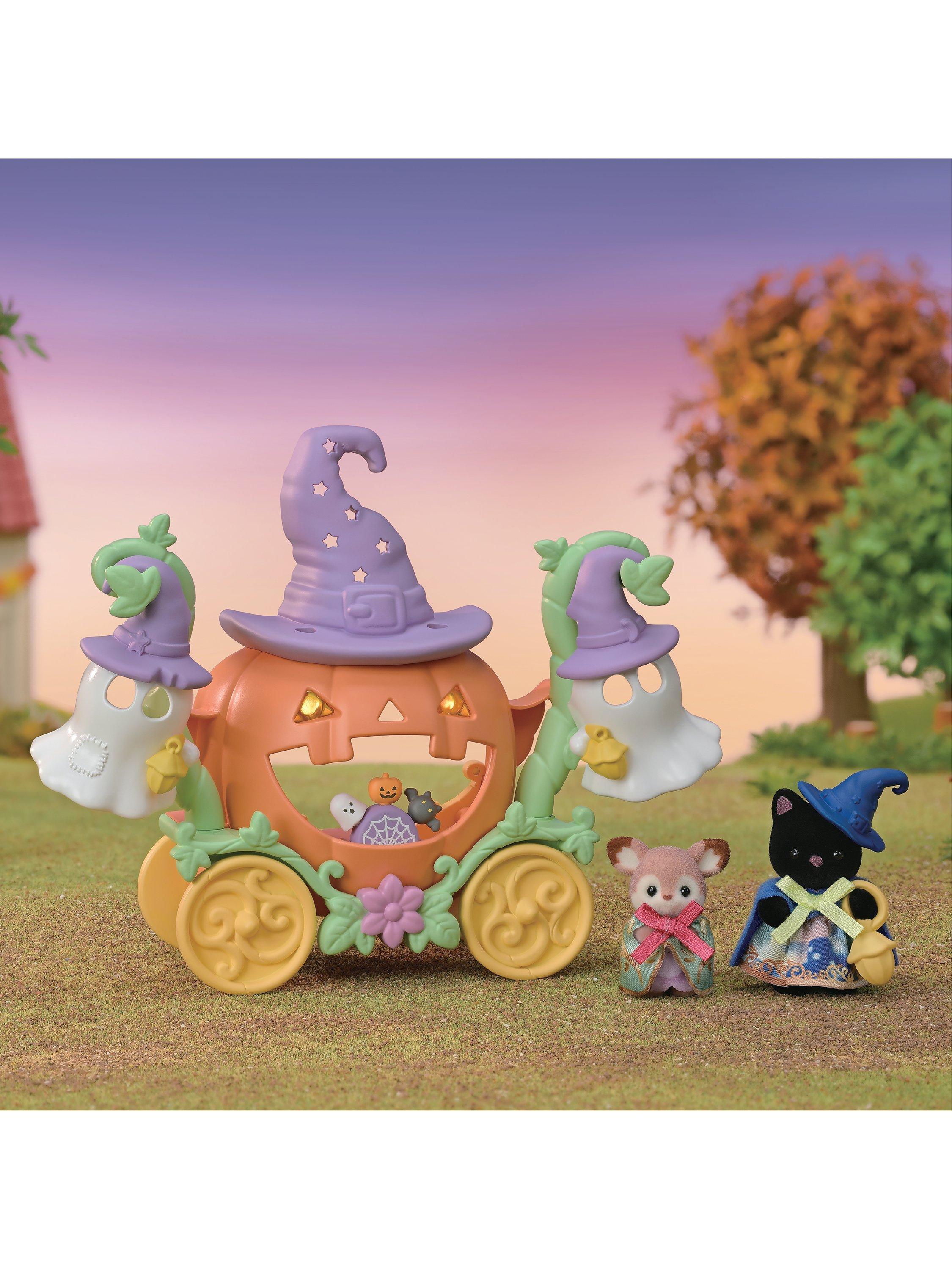 Sylvanian Families Halloween pumpkin carriage playset - British product