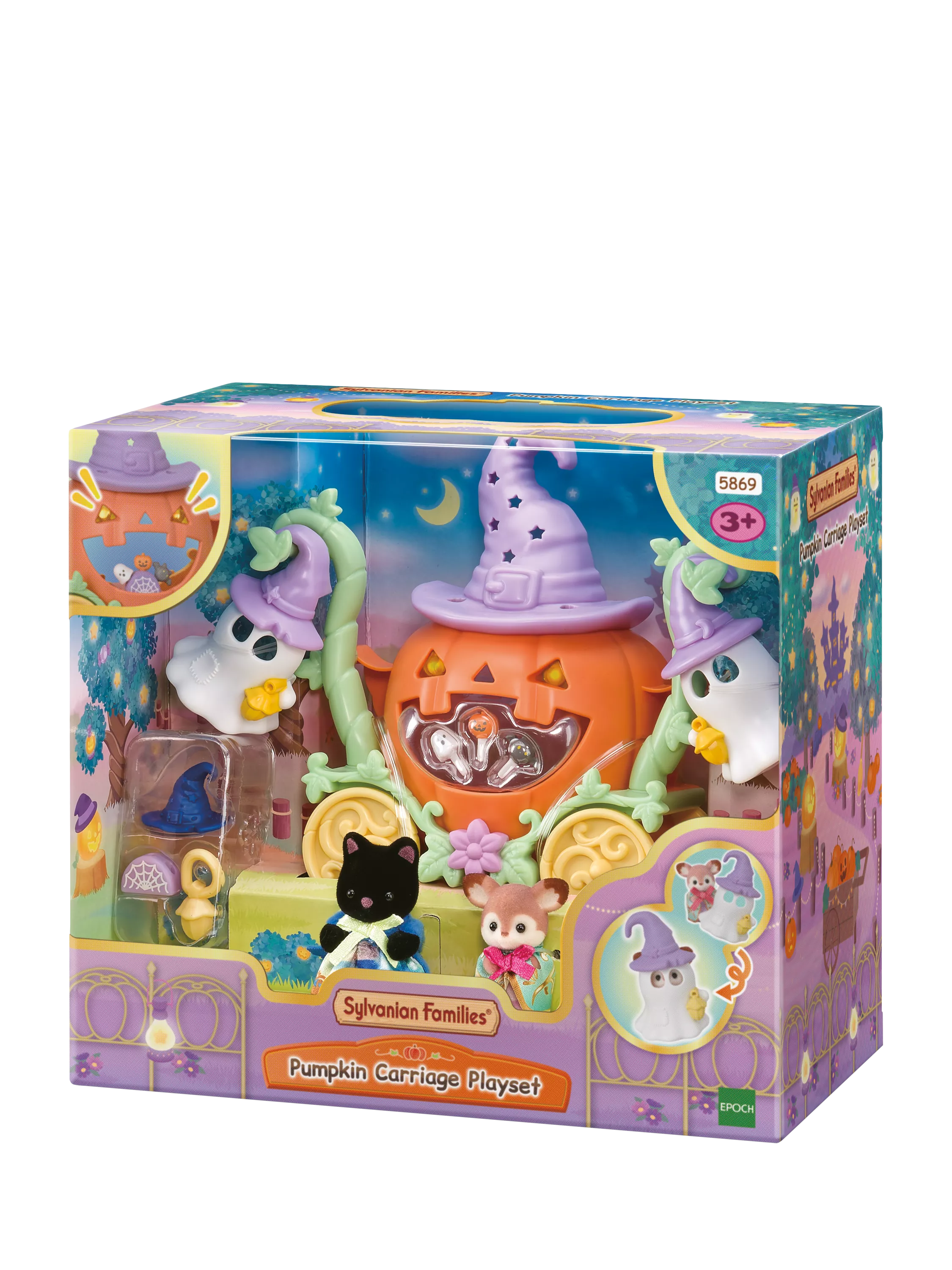 Sylvanian Families Halloween Pumpkin Carriage Playset - British product