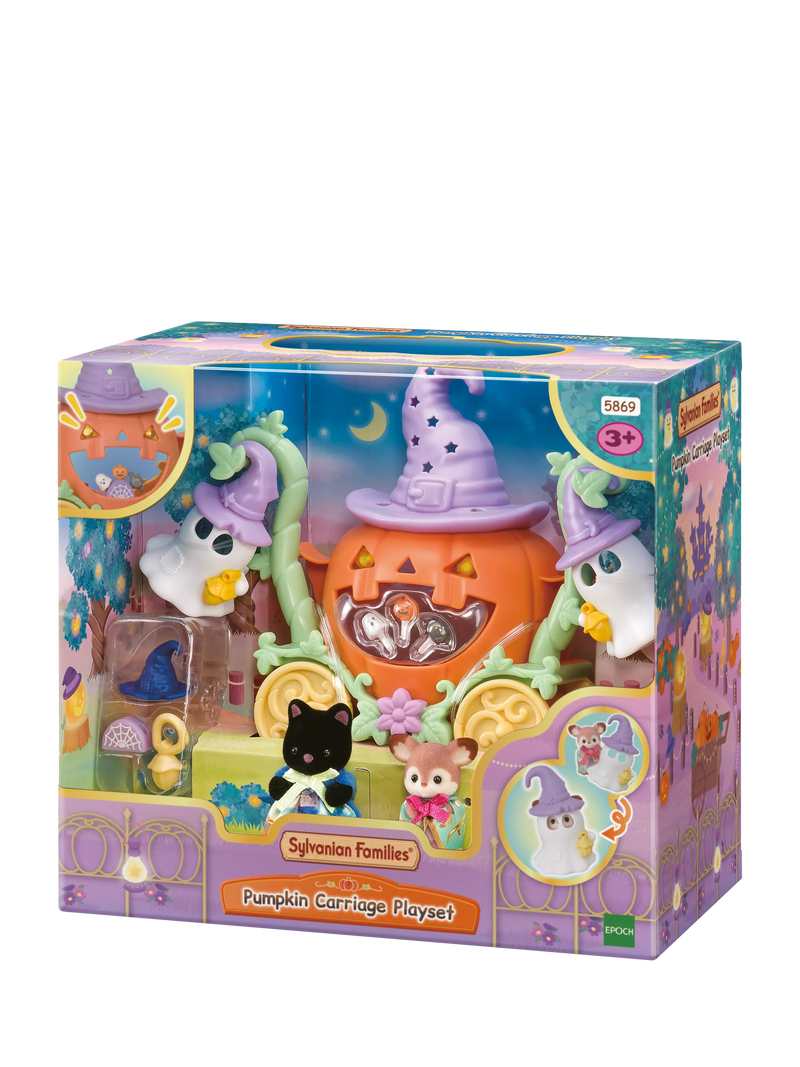 Sylvanian Families Halloween Pumpkin Carriage Playset - British product