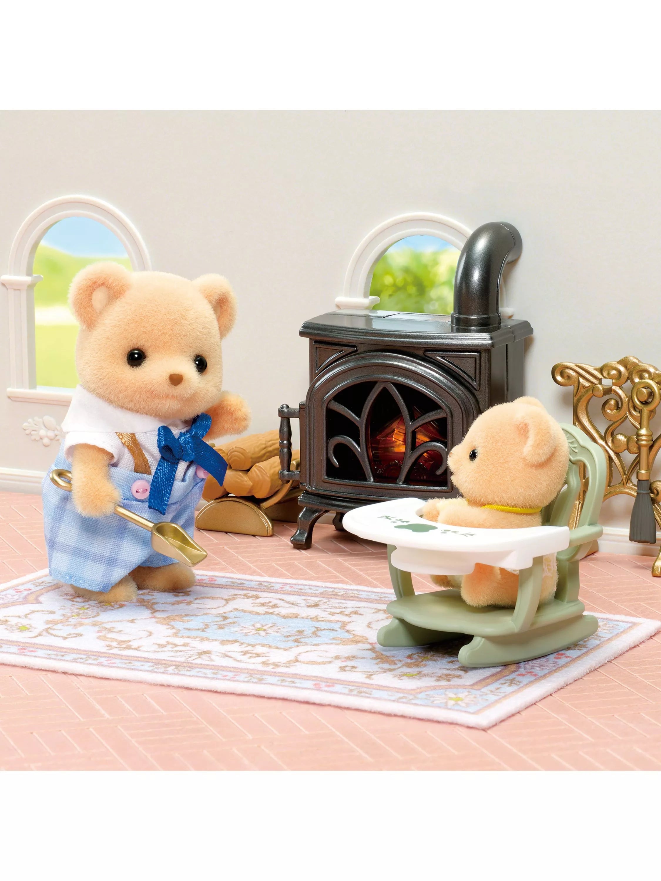 Sylvanian Families dining room set dollhouse furniture, UK version