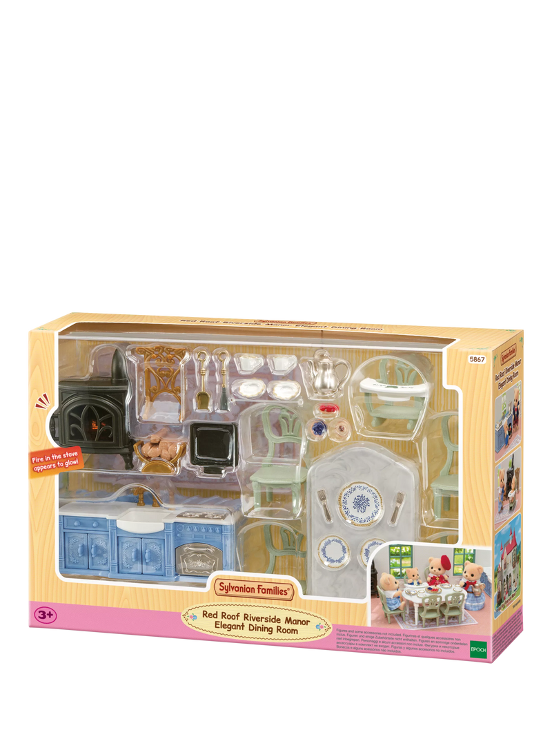 Sylvanian Families dining room set dollhouse furniture, UK version