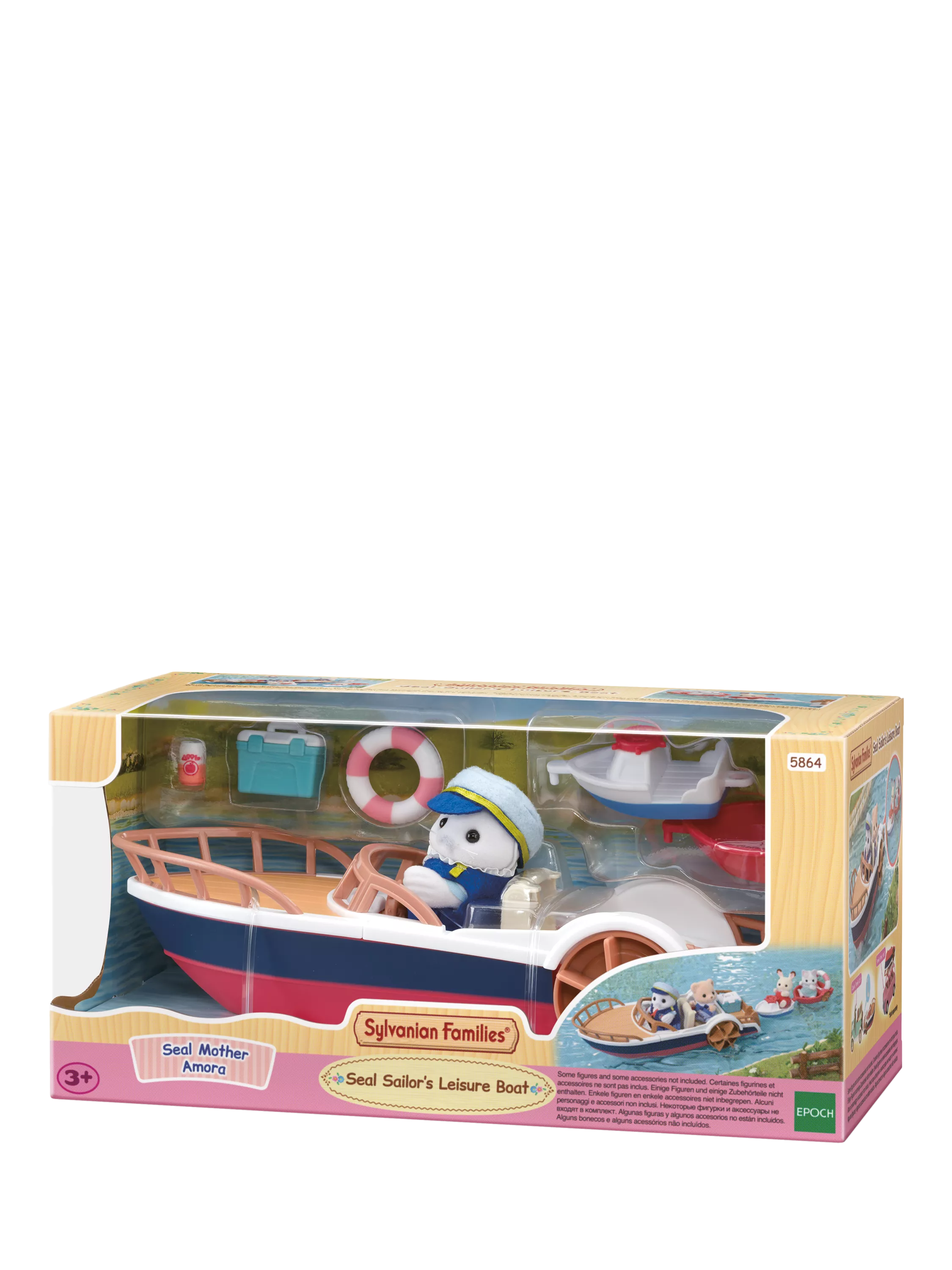 Sylvanian Families toy boat Seal Sailor's Leisure - British product