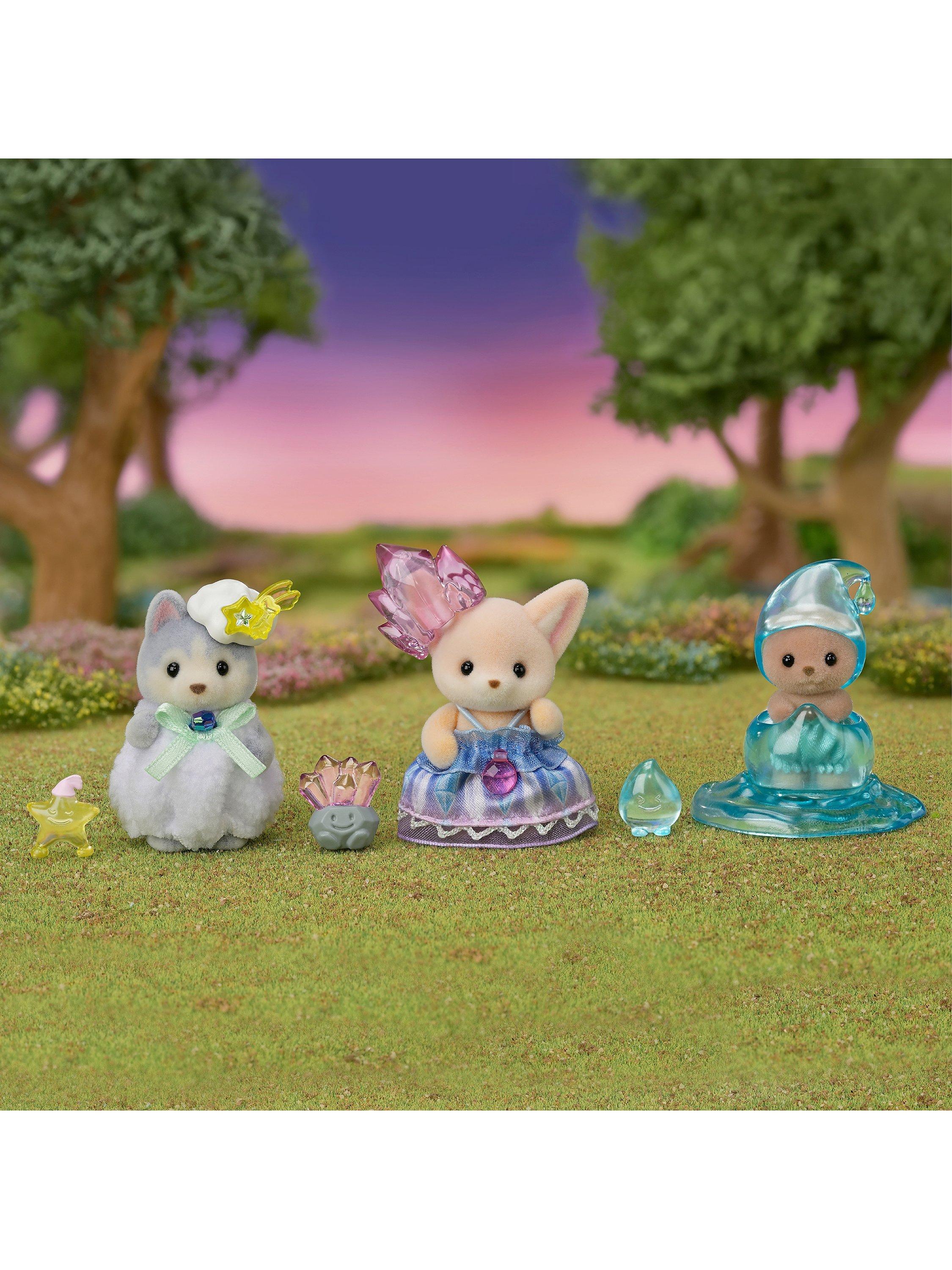 Sylvanian Families Enchanted Fairy Babies Trio action figures, imported from the UK