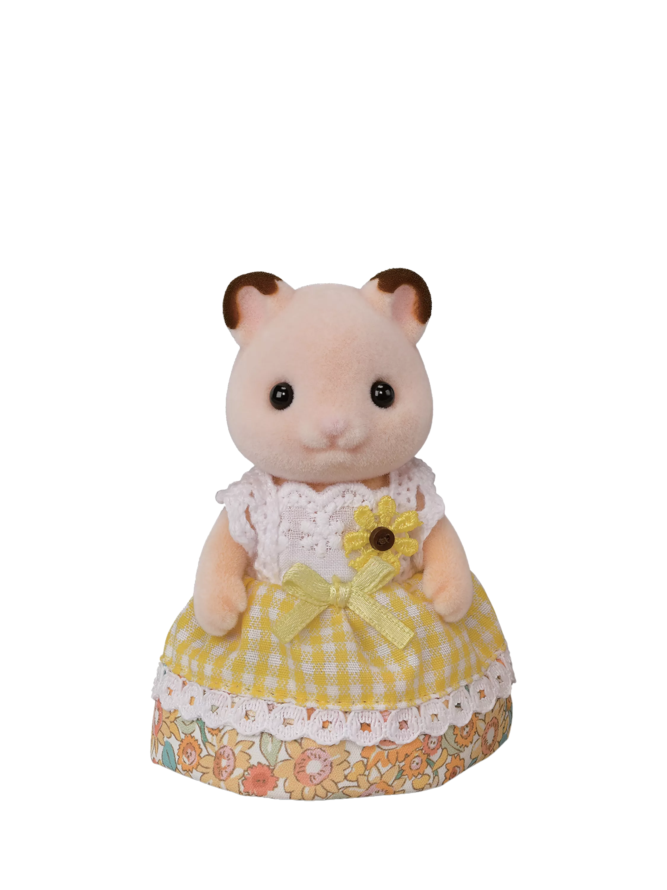 Sylvanian Families Hamster Family toy set with stroller, UK version