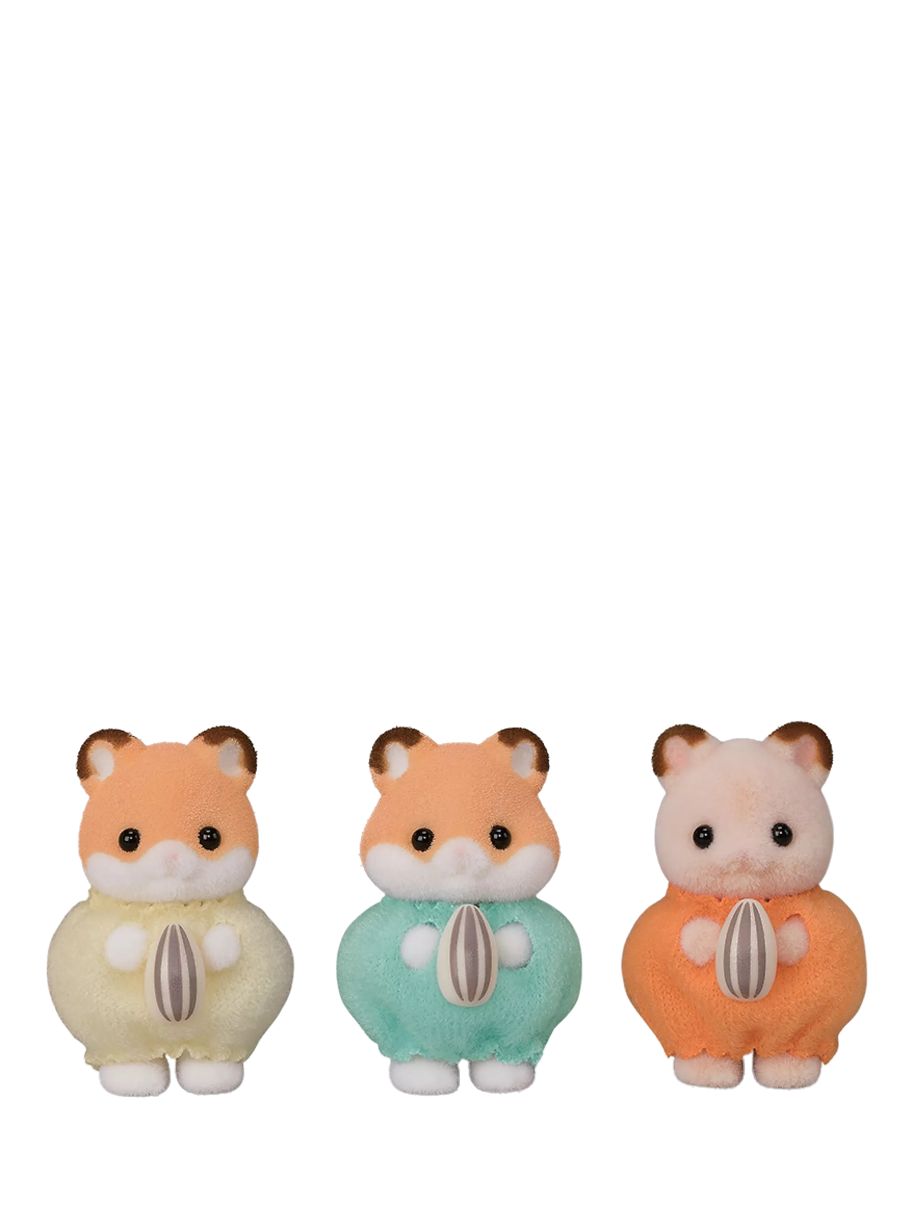Sylvanian Families Hamster Family toy set with stroller, UK version
