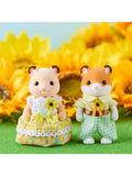 Sylvanian Families Hamster Family toy set with stroller, UK version