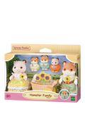Sylvanian Families Hamster Family toy set with stroller, UK version