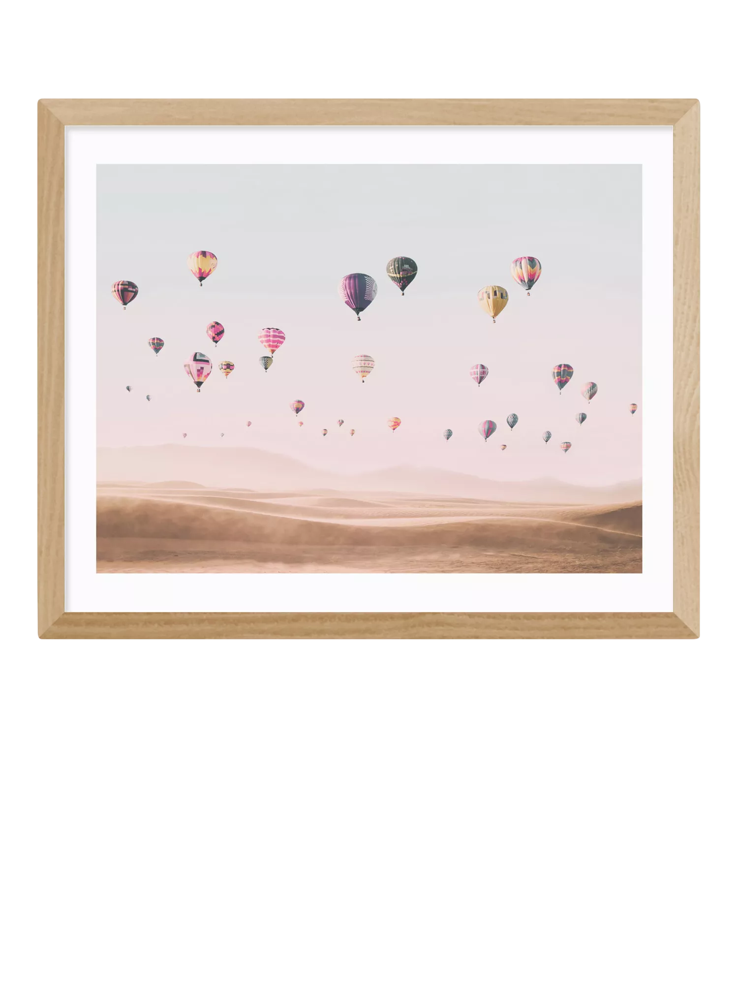 EAST END PRINTS framed print hot air balloon 43.4 x 53.4cm (British brand)