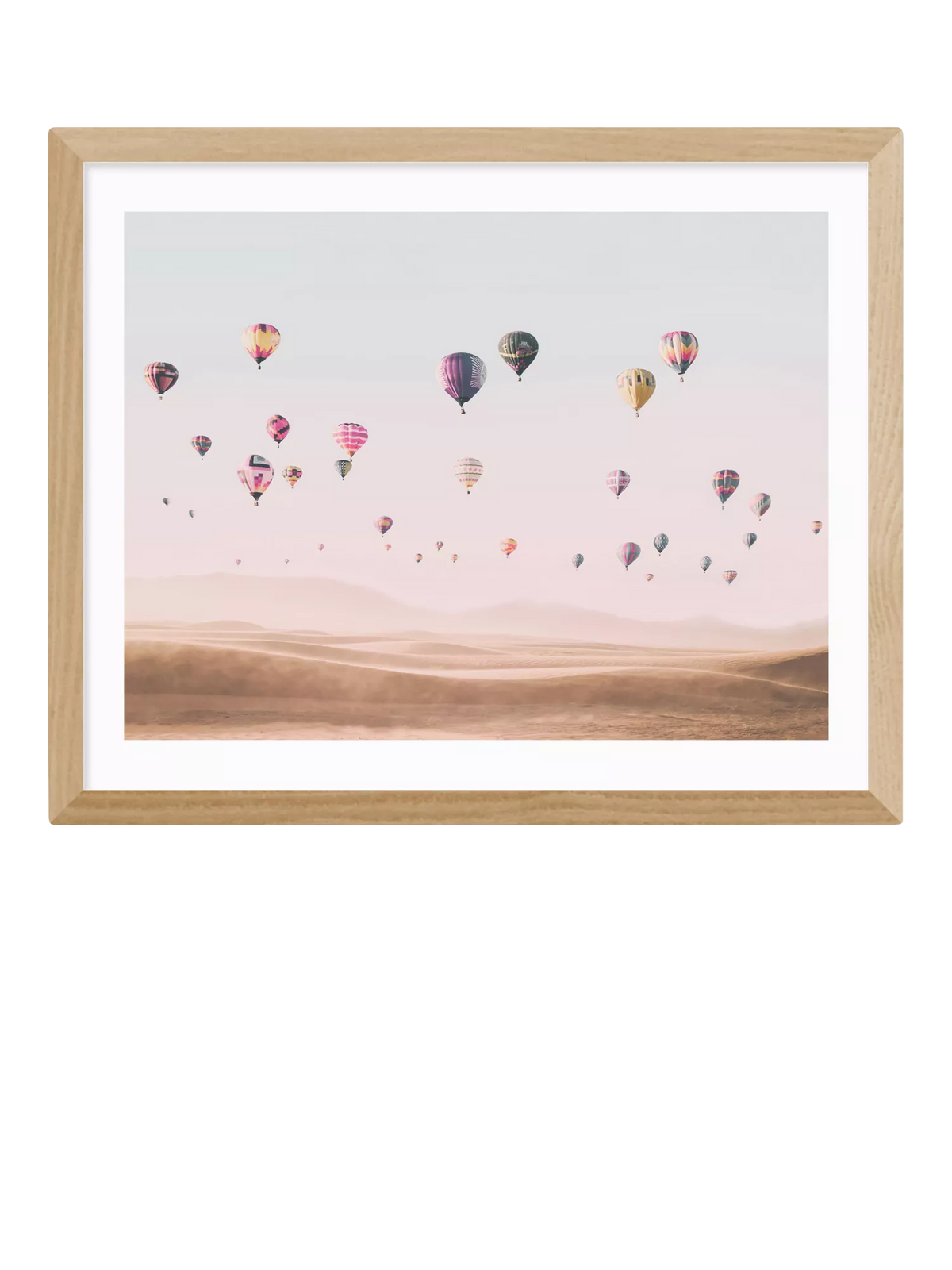 EAST END PRINTS framed print hot air balloon 43.4 x 53.4cm (British brand)