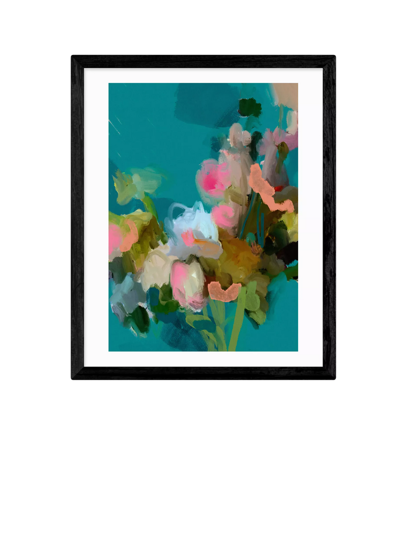 EAST END PRINTS framed floral print 53.4x43.4cm, imported from the UK