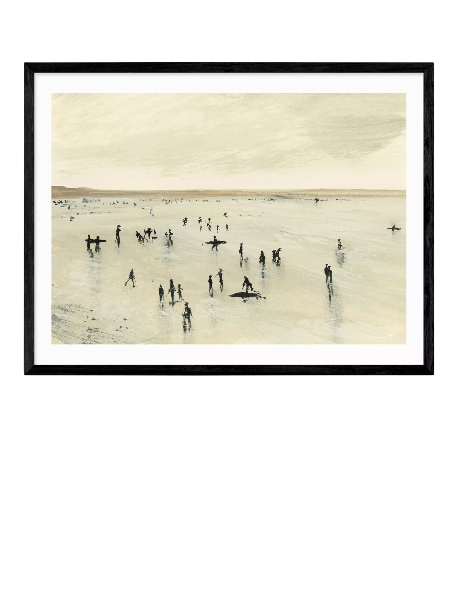 East End Prints Croyde framed print 63.4x83.4cm, imported from the UK