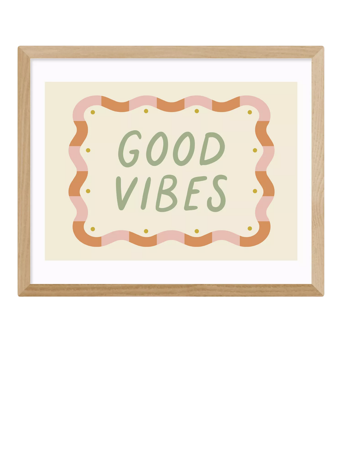 EAST END PRINTS framed print Good Vibes 43.4x53.4cm, UK version