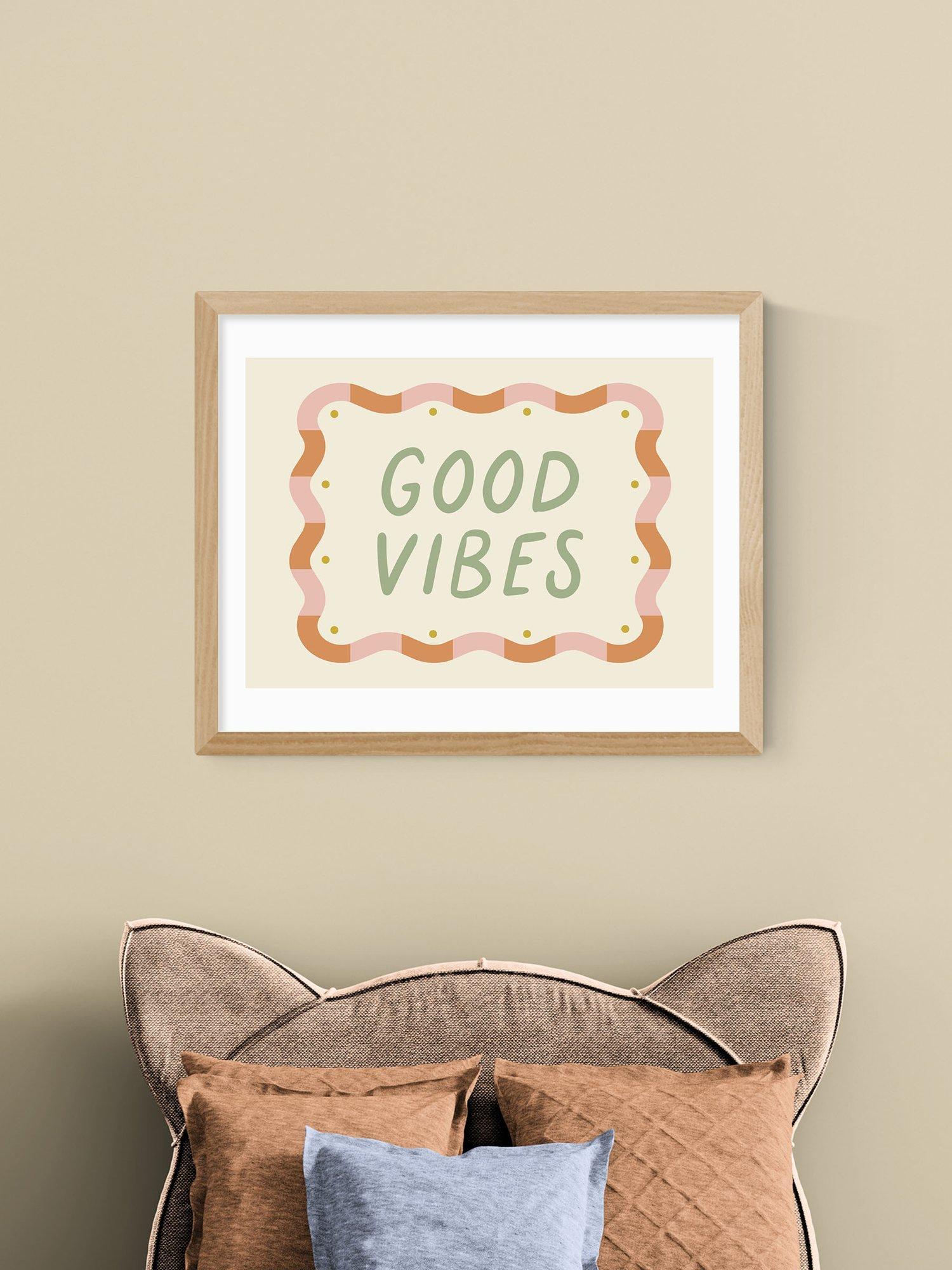 EAST END PRINTS framed print Good Vibes 43.4x53.4cm, UK version