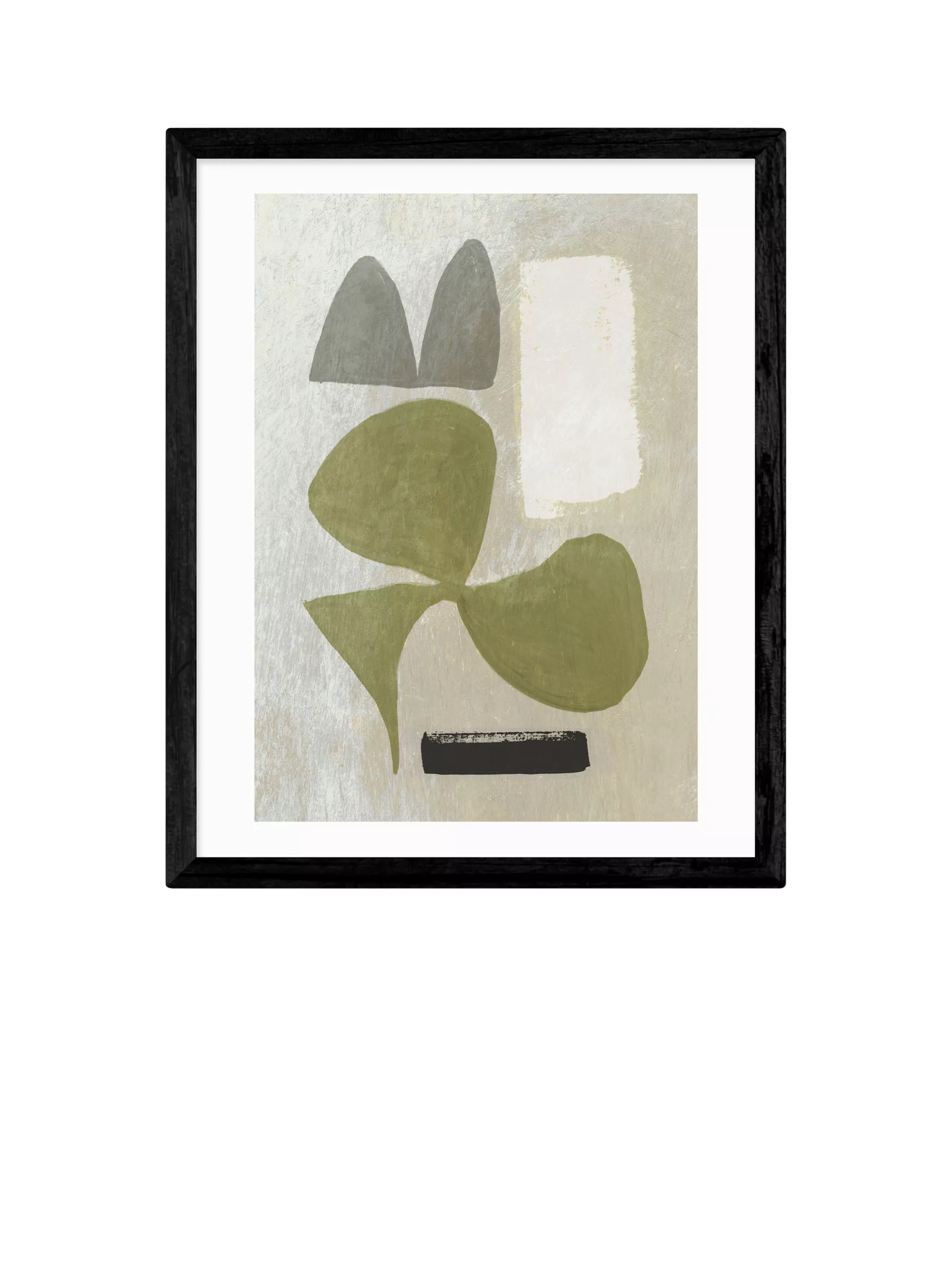 East End Prints 'Guided' framed abstract print 83.4x63.4cm, imported from the UK