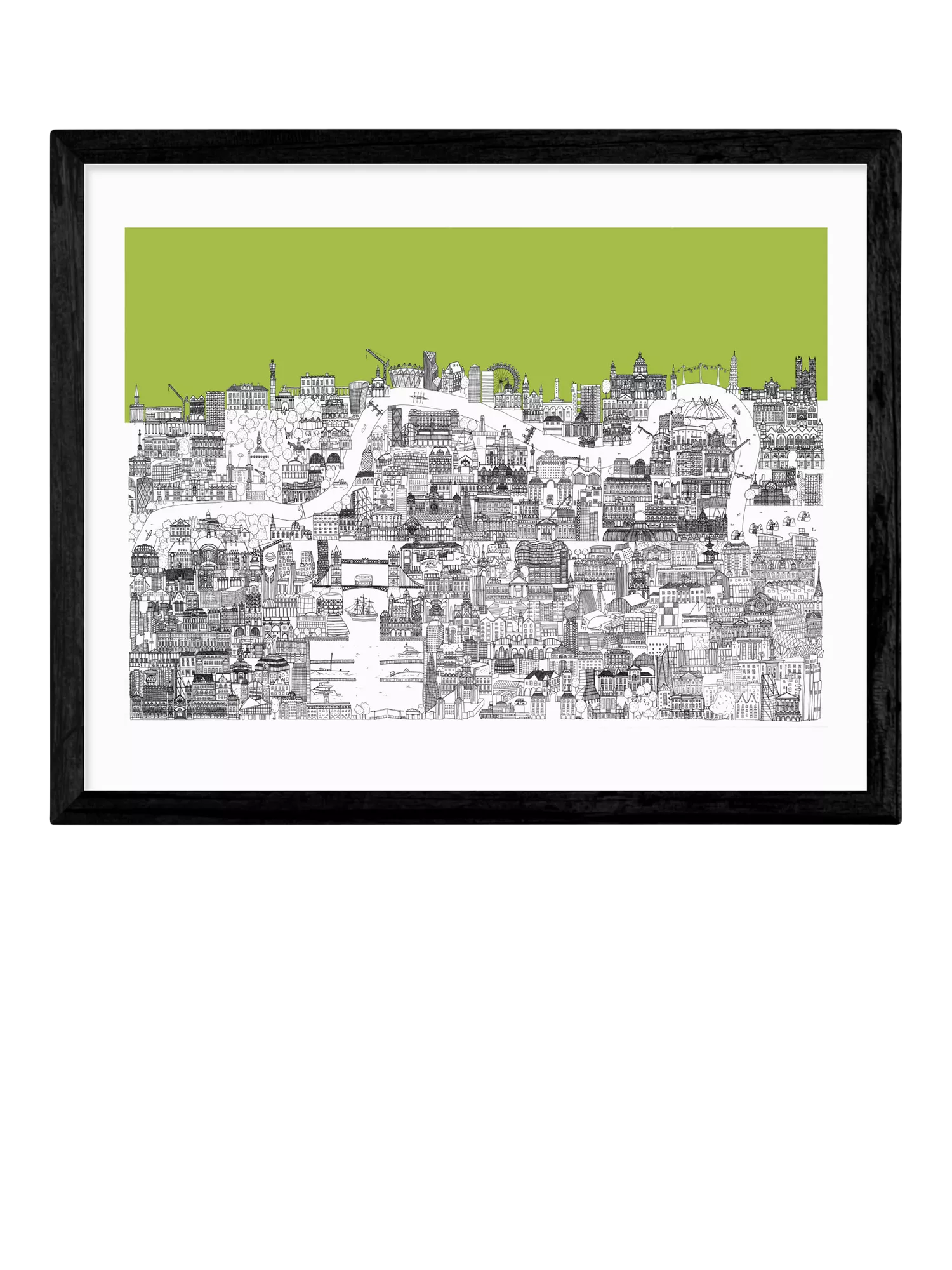 EAST END PRINTS 'Home' London framed print 43.4x53.4cm (British brand)
