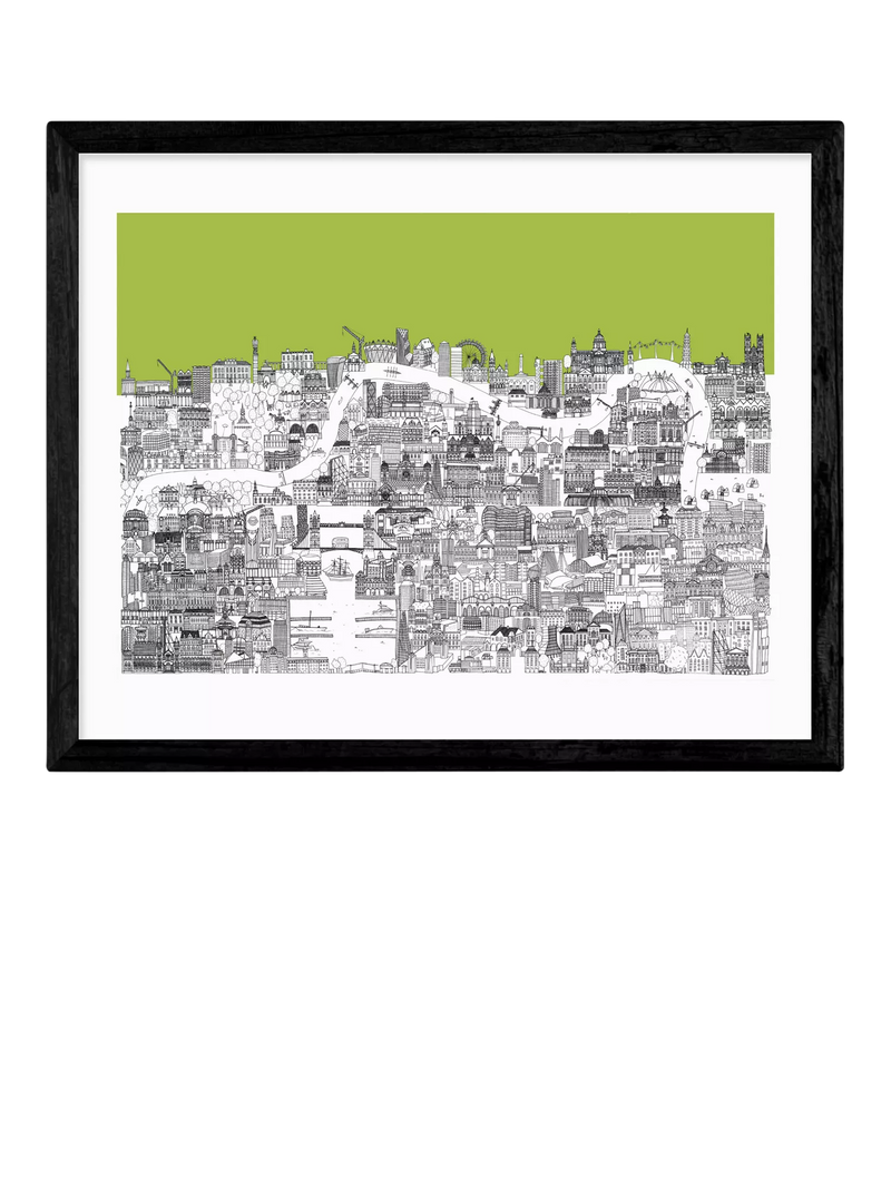 EAST END PRINTS 'Home' London framed print 43.4x53.4cm (British brand)