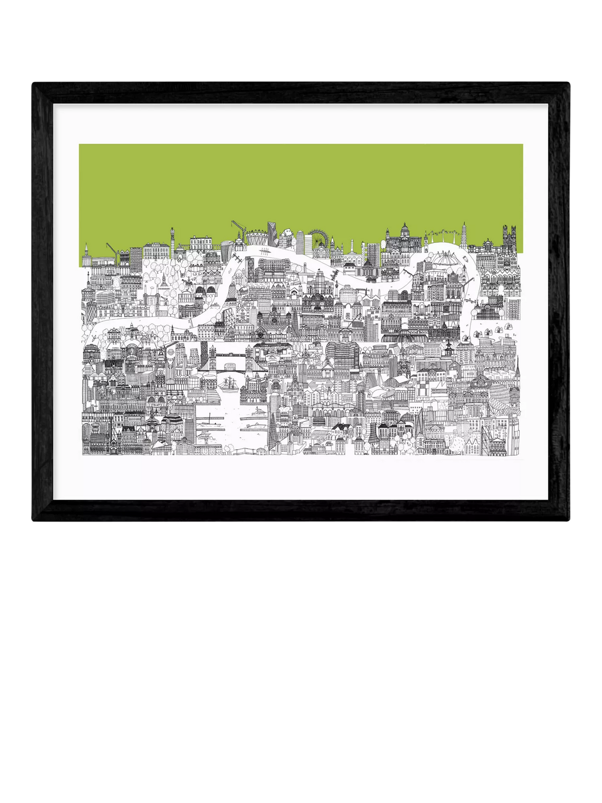 EAST END PRINTS 'Home' London framed print 43.4x53.4cm (British brand)