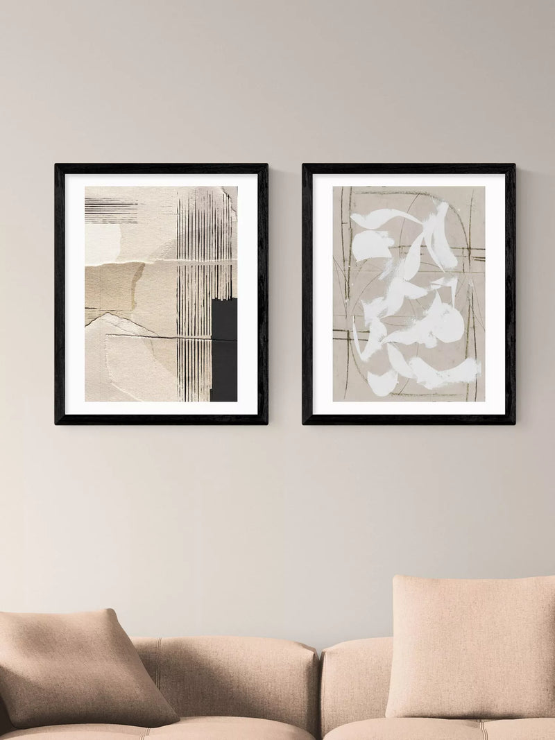 East End Prints Paper Abstract framed print set 53.4x43.4 cm, UK version