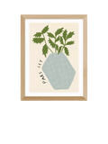 EAST END PRINTS parsley plant print 43.4x33.4cm - British product