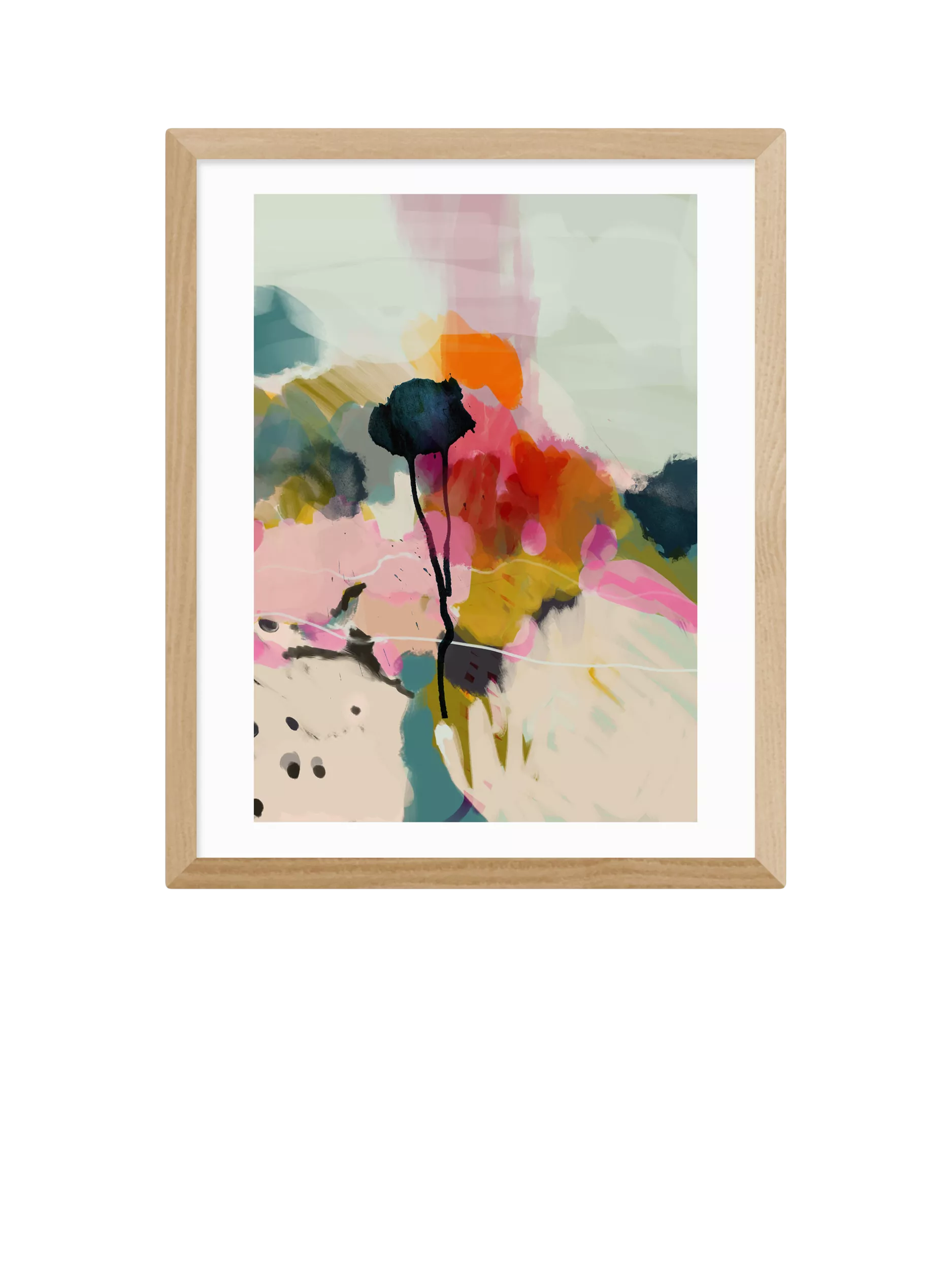 East End Prints abstract framed print 53.4x43.4cm, imported from the UK
