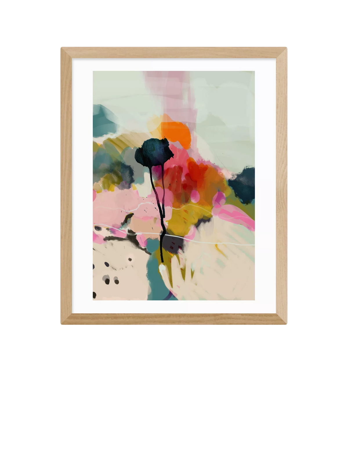 East End Prints abstract framed print 53.4x43.4cm, imported from the UK