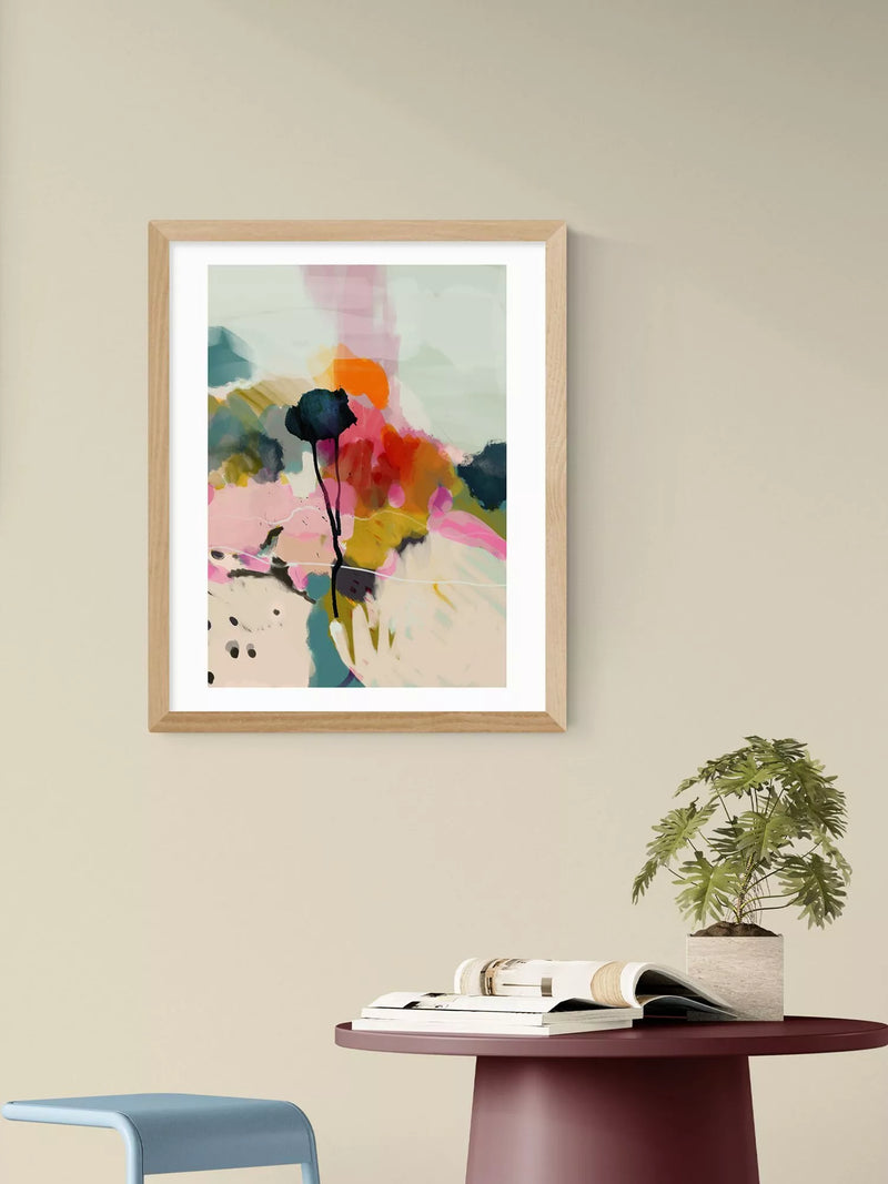 East End Prints abstract framed print 53.4x43.4cm, imported from the UK