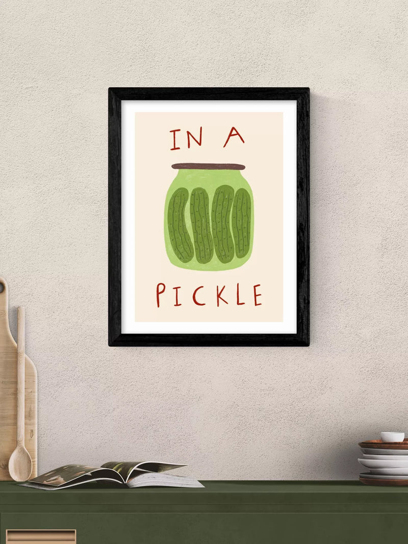 East End Prints Pickle framed art print 43.4x33.4cm - British product