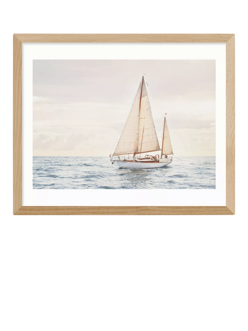 East End Prints Sailboat framed print 43.4x53.4cm, UK version