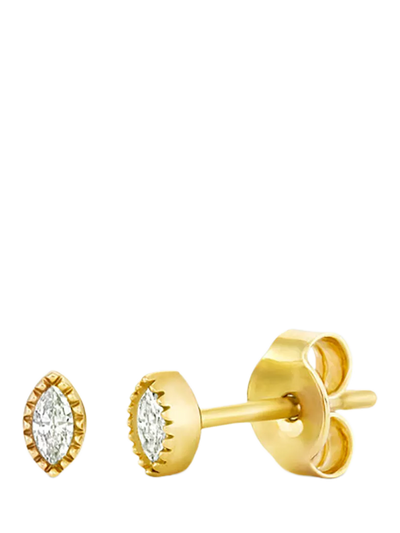 John Lewis Dinny Hall Mini Diamond Stud Earrings- Buy online at McGrocer
