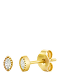 Dinny Hall mini diamond studs 9k gold, imported from the UK