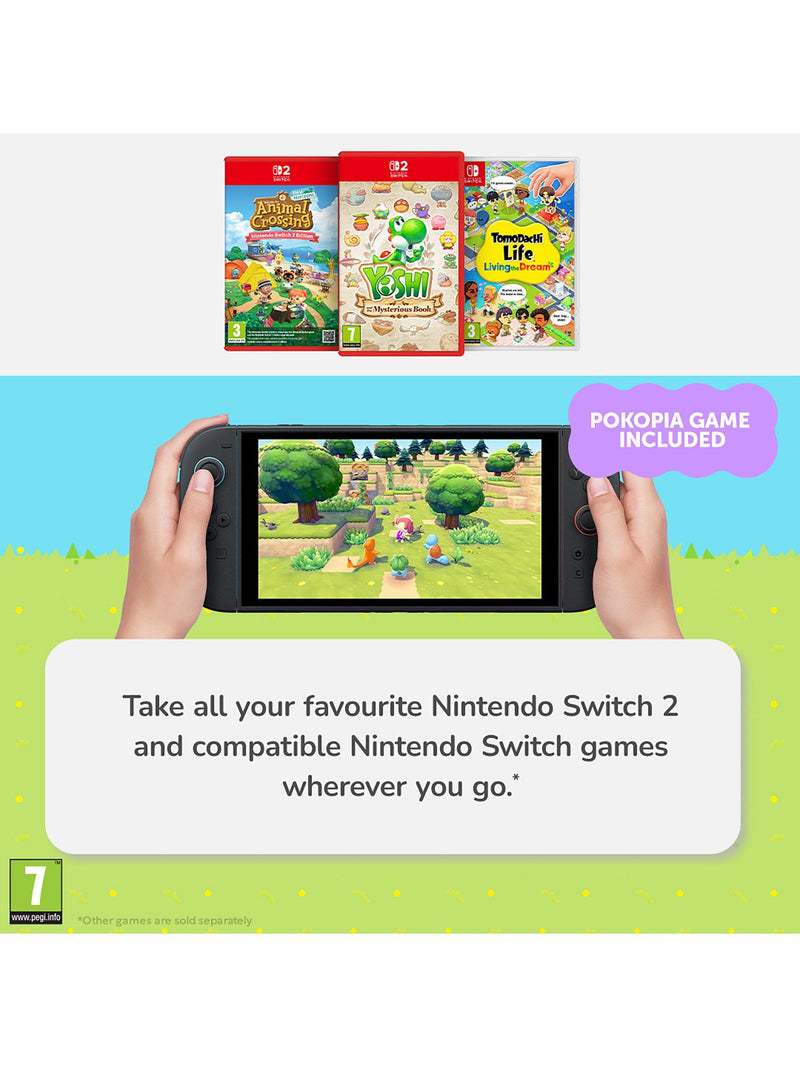 Nintendo Switch 2 console 256GB with Pokémon Pokopia (British brand)