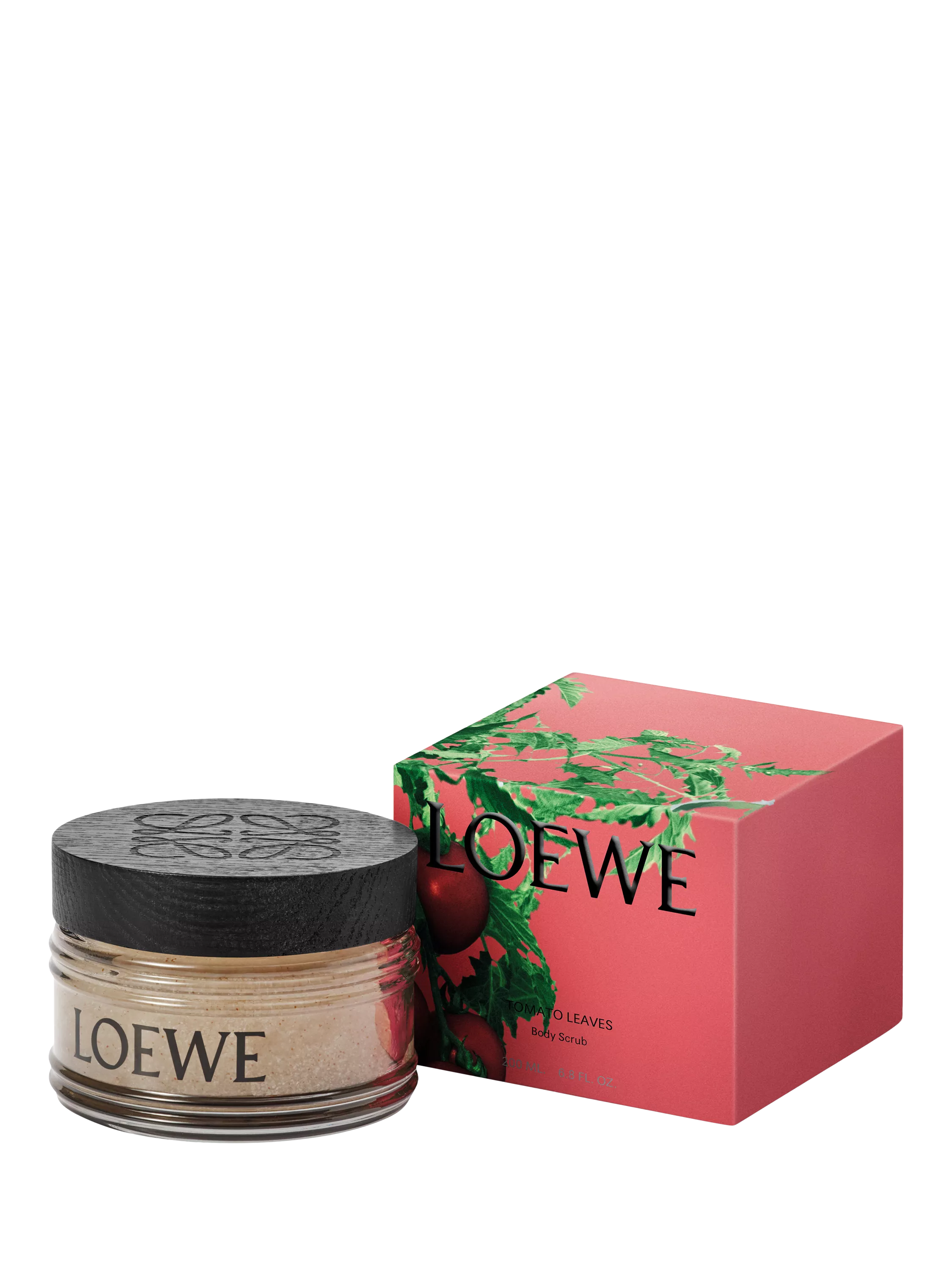 Loewe Tomato Leaves Body Scrub 200ml, imported from the UK