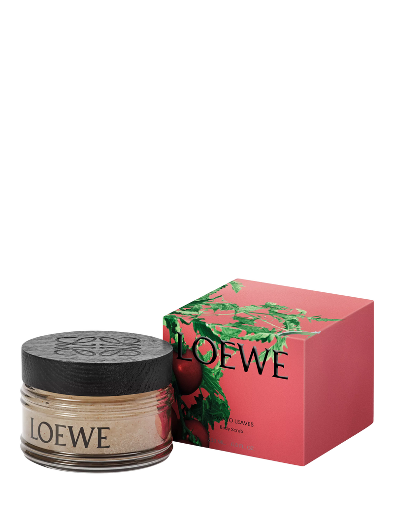 Loewe Tomato Leaves Body Scrub 200ml, imported from the UK