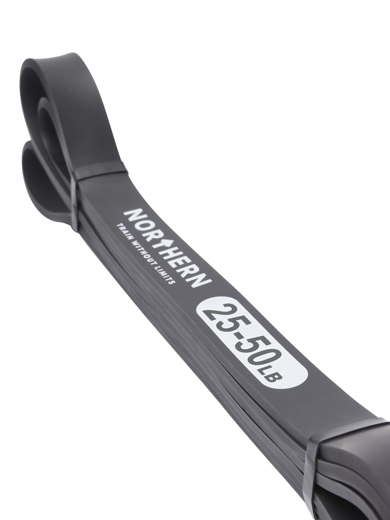 Northern Gym standard workout resistance band in black - British product