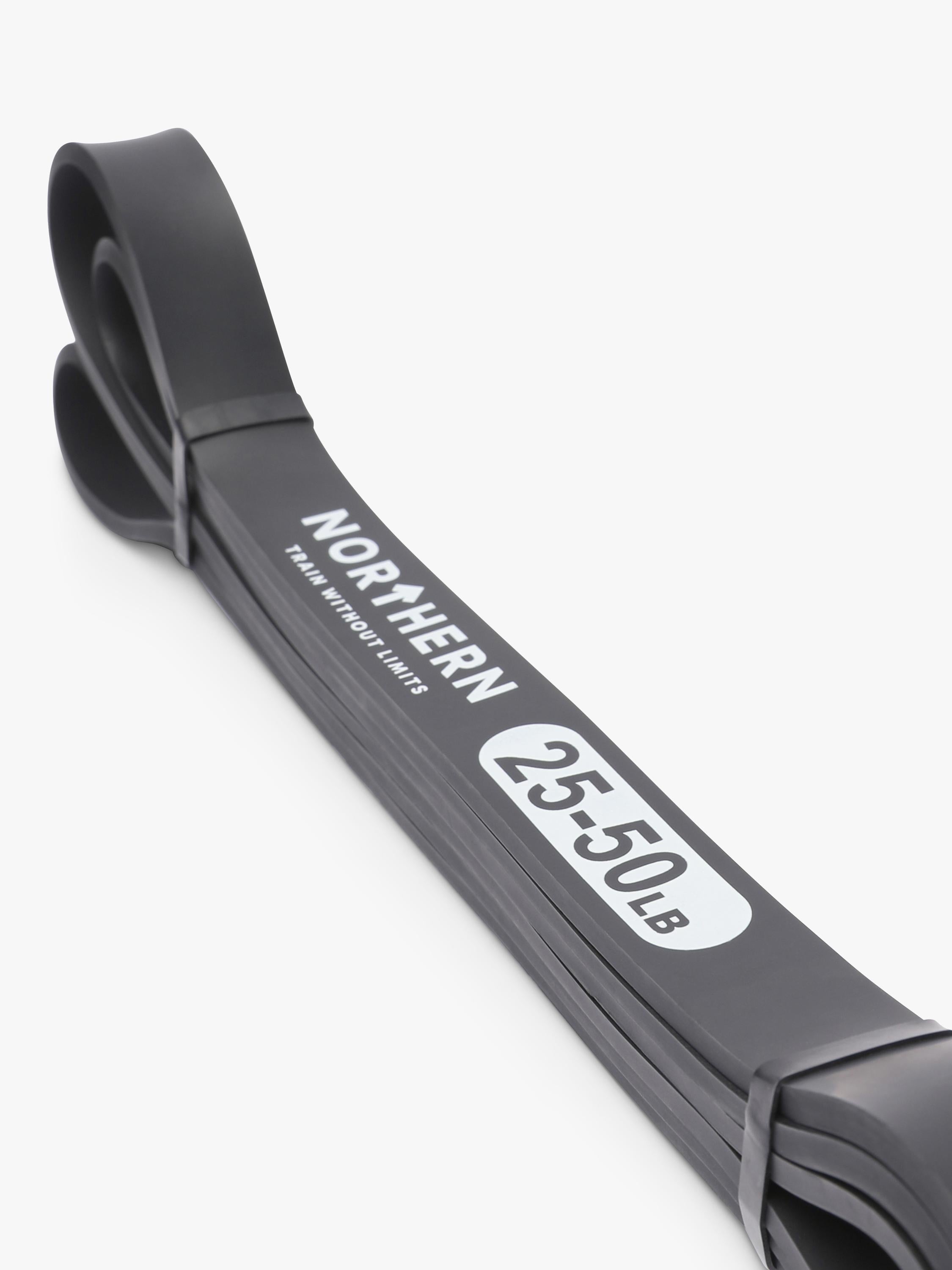 Northern Gym standard workout resistance band in black - British product