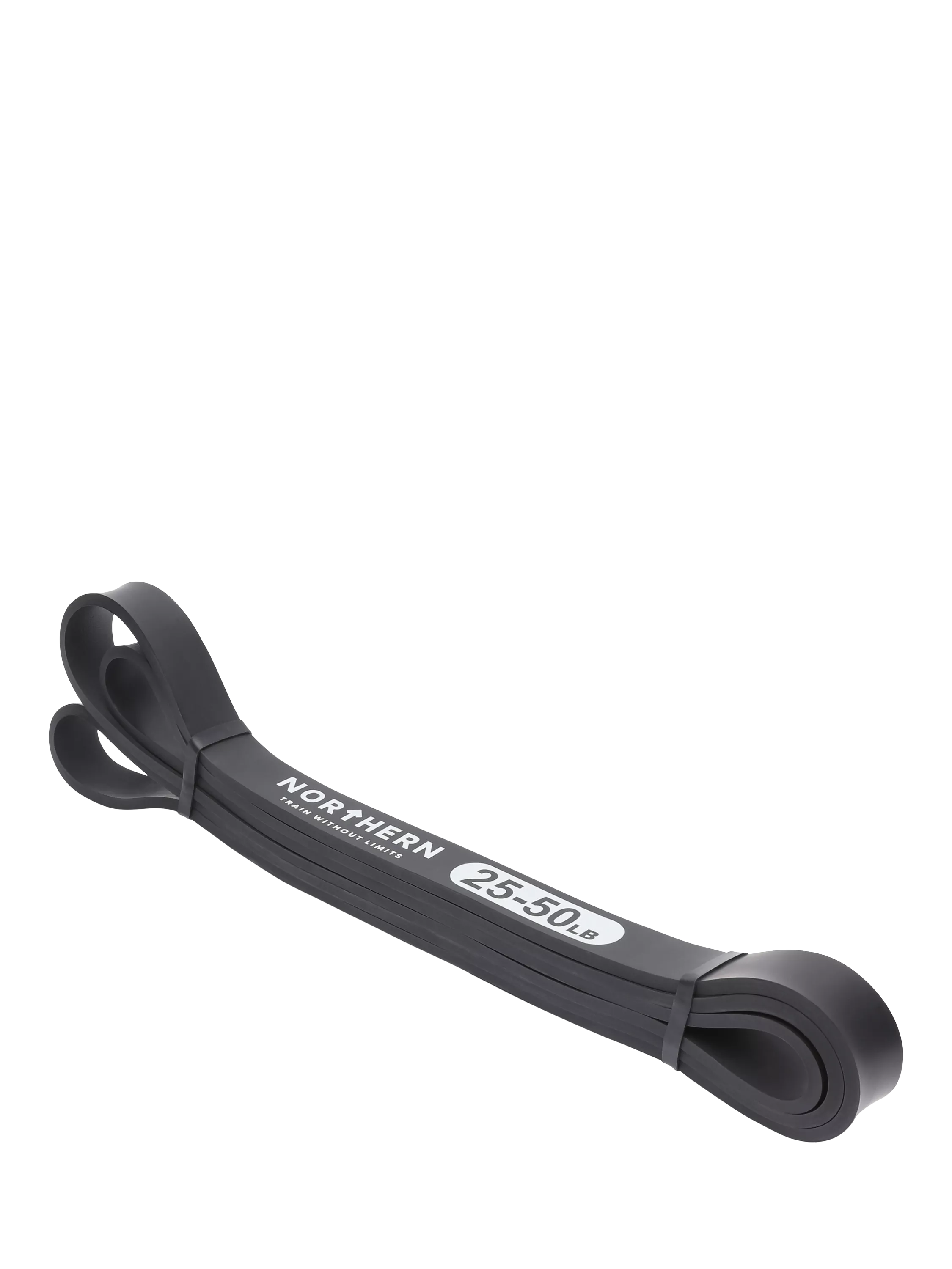 Northern Gym standard workout resistance band in black - British product