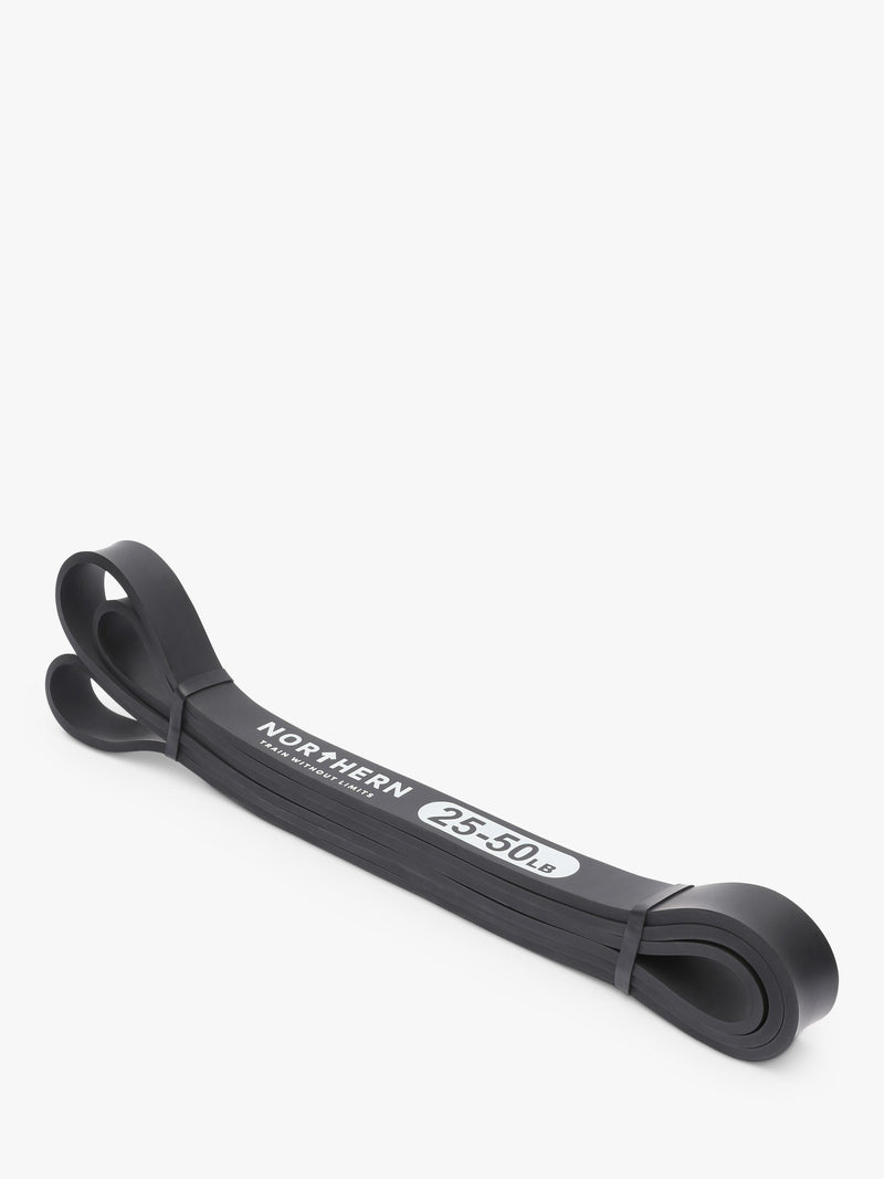Northern Gym standard workout resistance band in black - British product
