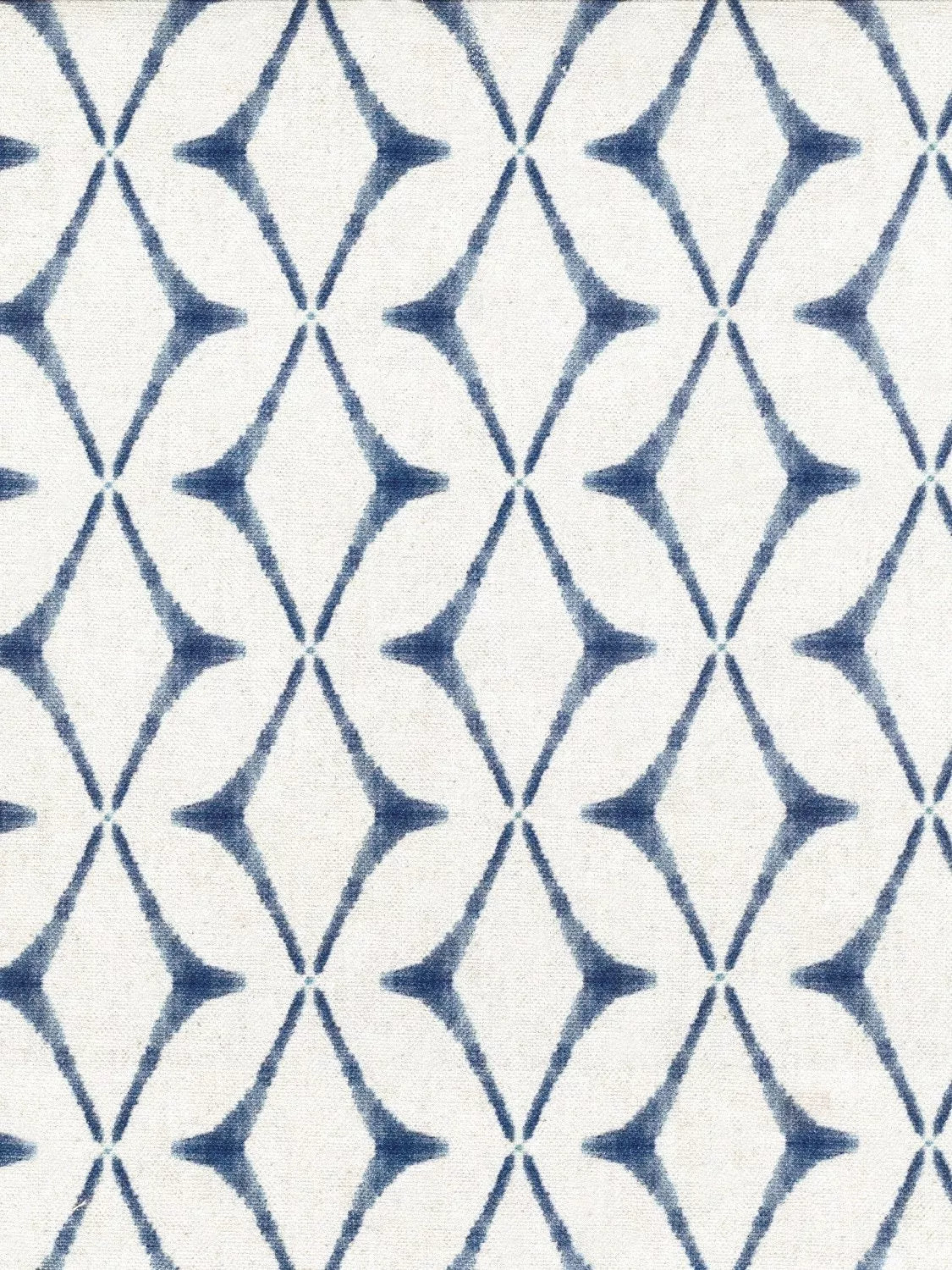 H&S Fabrics Courtyard trellis pattern furnishing fabric, imported from the UK