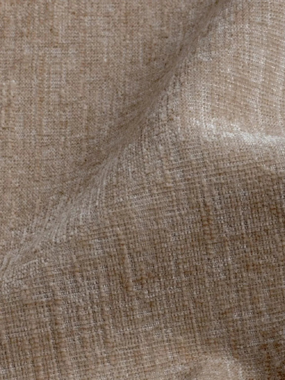 H&S Fabrics Perranporth Furnishing Fabric, Biscuit