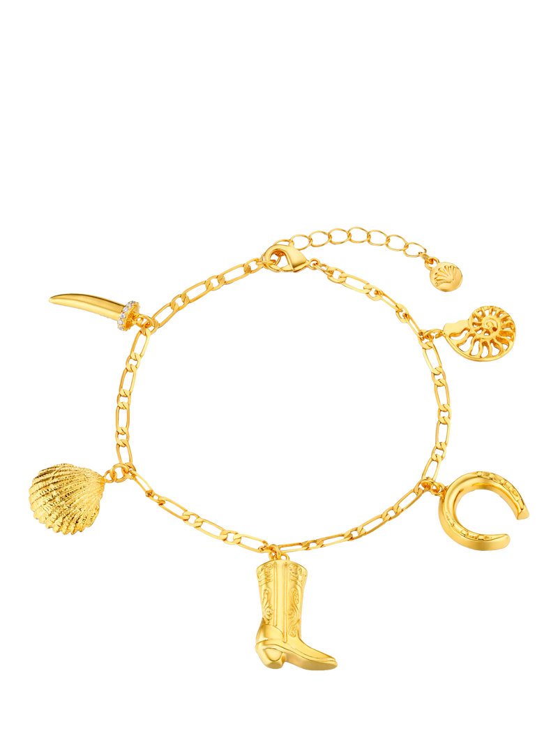 Orelia Eclectic Western charm bracelet 16cm - British product