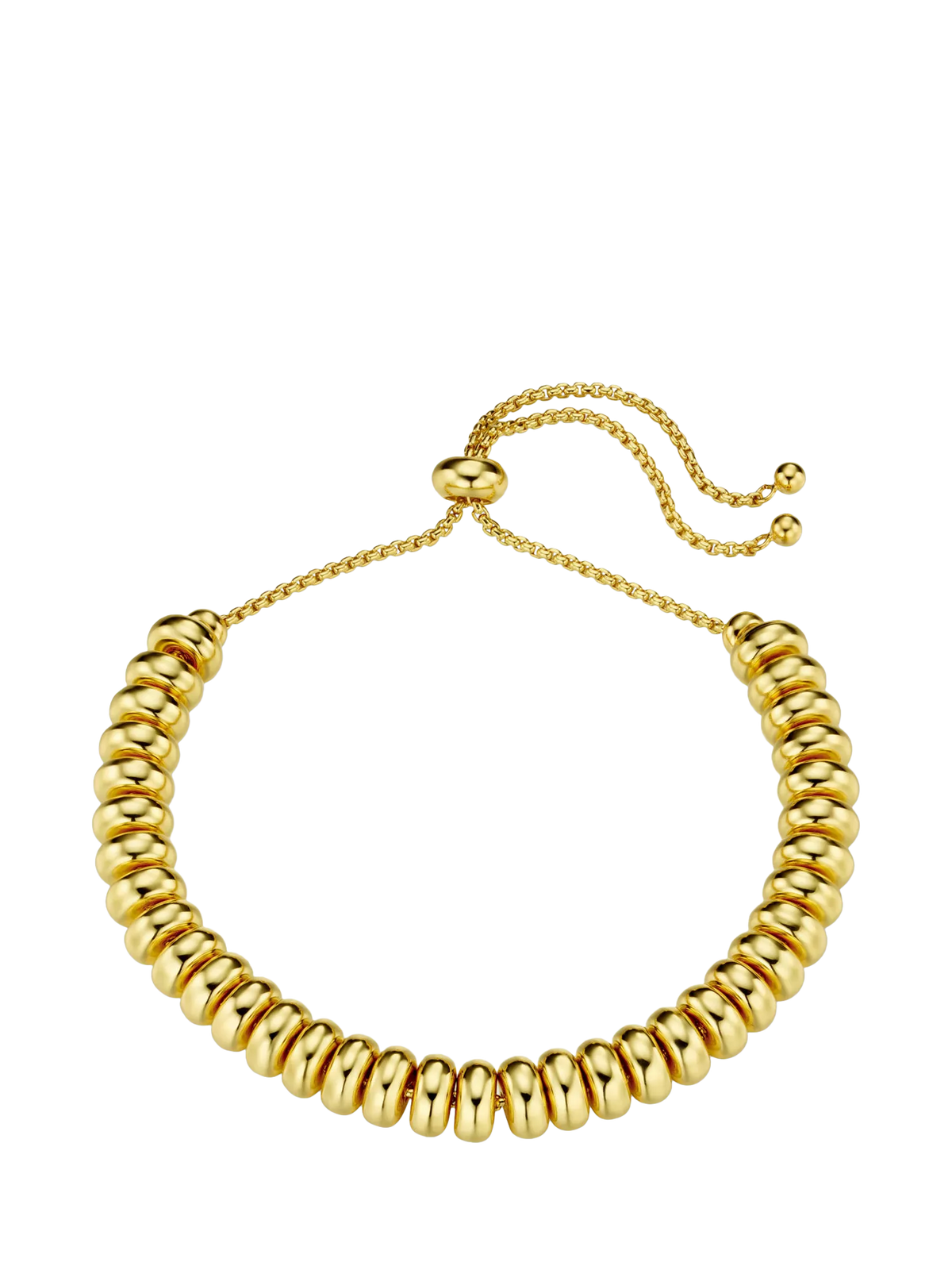 Orelia metal nugget adjustable slider bracelet 14cm chain, imported from the UK