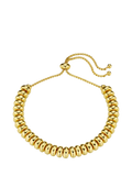 Orelia metal nugget adjustable slider bracelet 14cm chain, imported from the UK