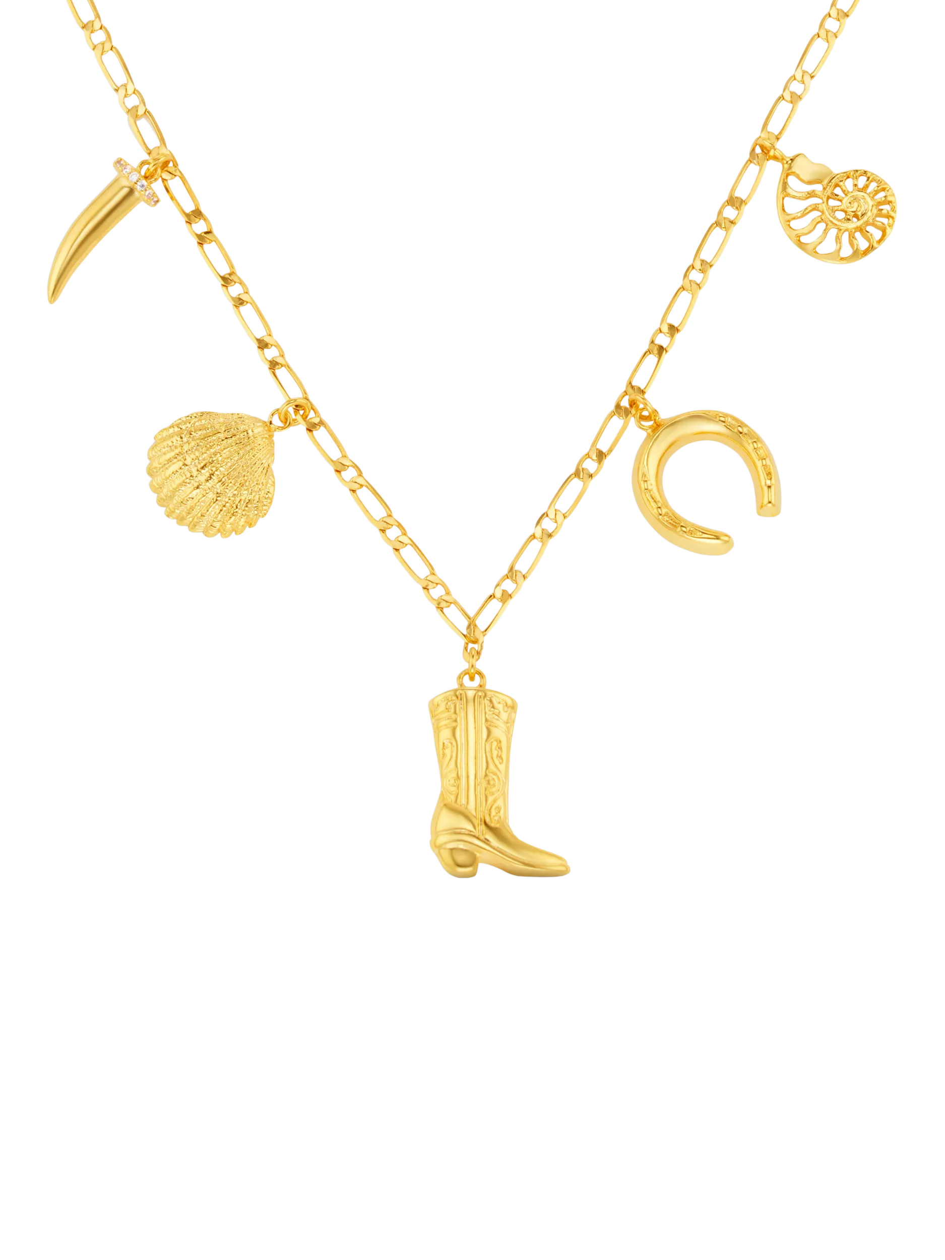 Orelia western charm necklace 43cm, imported from the UK