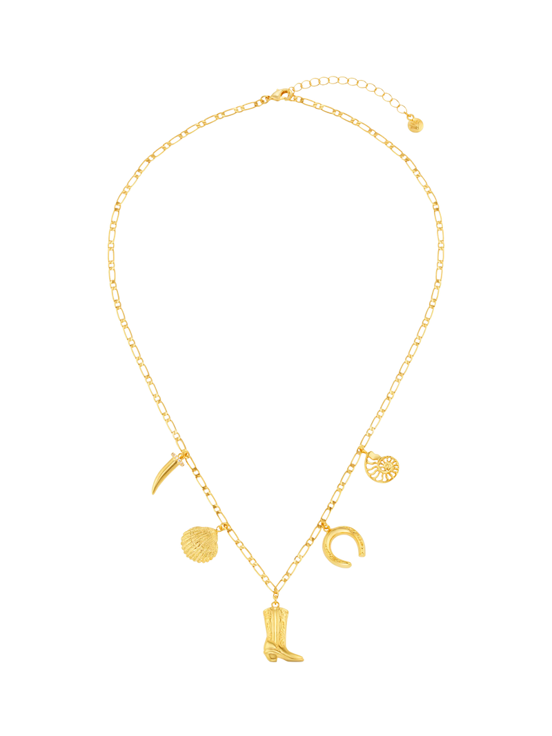 Orelia western charm necklace 43cm, imported from the UK